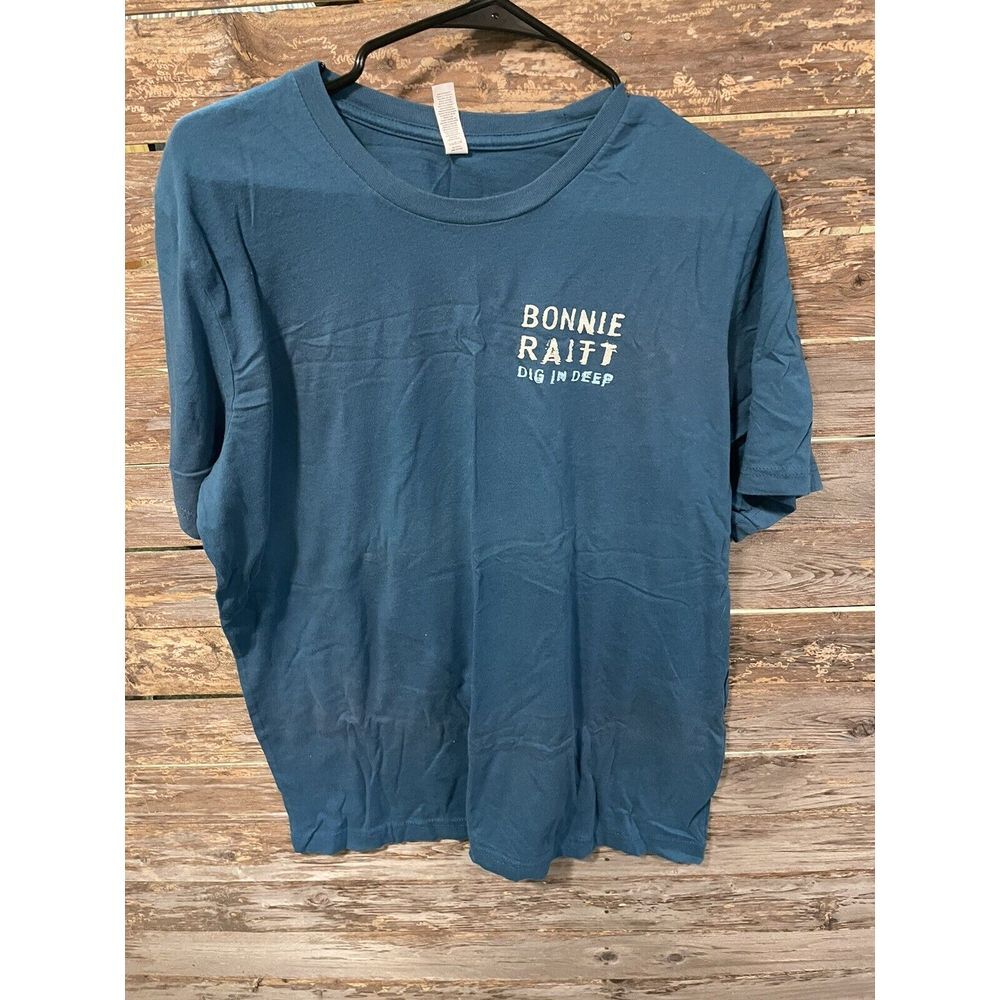 Bonnie Raitt Dig In Deep Tour 2017  Shirt Blue Size‎ Xl Rare
